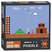Super Mario Bros. - World 1-1 Jigsaw Puzzle - 550 Pieces