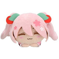 SEGA MP Mini Plush Ohiruneko Hatsune Miku Series - Sakura Miku 2023 - Sakura Miku Mouth Closed
