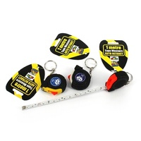 Keyring - 1 Metre Tape Measure - Auto Retract - (Sold Separately)