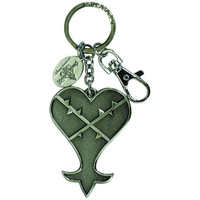 Kingdom Hearts Pewter Keyring - Heartless Logo