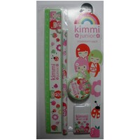 Kimmi Junior - Stationery Set (Green)
