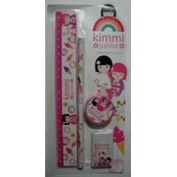 Kimmi Junior - Stationery Set (Red)