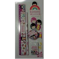 Kimmi Junior - Stationery Set (Purple)