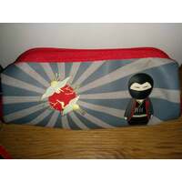 Kimmi<>Ninjas - Pencil Case - Grey Ninja Warrior