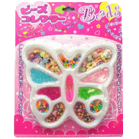 Lotsa Beads - White Butterfly