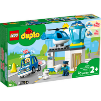 Lego - Duplo - Police Station & Helicopter - 10959