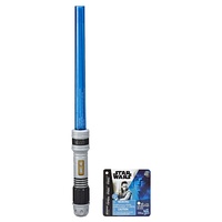 Star Wars Lightsaber Academy Level 1 Lightsaber Toy with Light-up Extendable Blade - Blue