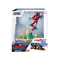 Marvel Avengers - Zōteki -Connect/Create - 5" Figure - Iconic Scenes - Iron Man