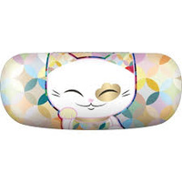 Top Model - Glasses Case - Multi Coloured Mani cat