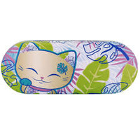 Top Model - Glasses Case - Green Mani cat