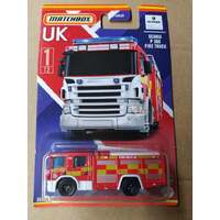 Matchbox - Scania P 360 Fire Truck - Best Of United Kingdom