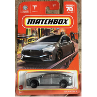Matchbox Car - Tesla Model X Miniature - 1:64 - Collectible, - Diecast Car