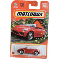 Matchbox Car - 2019 Volkswagen Beetle Convertible Miniature - 1:64 - Collectible, - Diecast Car