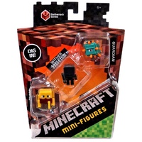 Minecraft - Netherrack - Series 3 - Blaze, Wither Skeleton & Guardian - Mini Figure 3-Pack