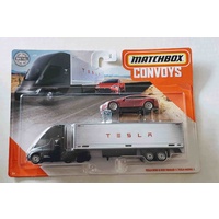 Matchbox - Convoys - Tesla Semi With Box Trailer & Tesla