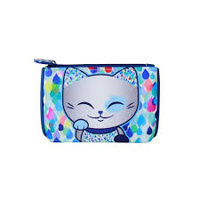 Mani The Lucky Cat – Coin Purse – Blue (CAT043)