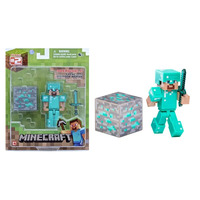 Minecraft - Overworld - Steve with Diamond Armour Figure Pack