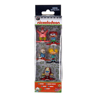 Nickelodeon- Series 1 - Nano Metal Figures -  2” Die-Cast Figure - 5-Pack