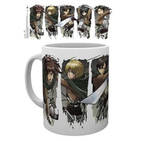 Attack On Titan - Character Montage - Coffee Mug