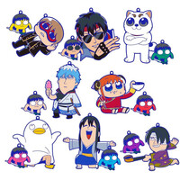 Gin Tama x Bukubu Okawa Oshanty Rubber Mascot (Sold Separately in Random Pack)