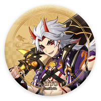 Genshin Impact Inazuma City Series Chara Can Badge - Arataki Itto