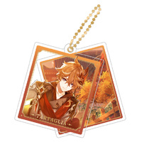 Genshin Impact Theme Chara Double Acrylic Strap - Tartaglia