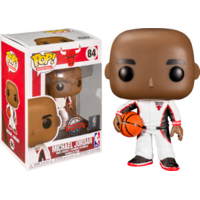 NBA Basketball - Michael Jordan Chicago Bulls White Warm-Up Suit - Pop! Vinyl Figure