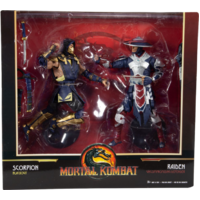 Mortal Kombat 11 - Scorpion Blackout Variant & Raiden Uncompromising Defender Variant 7” Action Figure 2-Pack