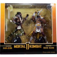 Mortal Kombat 11 - Sub-Zero vs. Shao Khan - 7” Scale Action Figure 2-Pack
