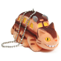 Studio Ghibli - Flocked Keychain - My Neighbor Totoro - Catbus