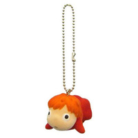Studio Ghibli - Flocked Keychain - Ponyo - Ponyo