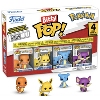 Pokemon - Charmander, Jolteon, Lapras, & Rattata - Bitty Pop! Vinyl Figure - 4-Pack