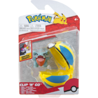 Pokemon - Gible + Quick Ball - Clip ’N’ Go Poke Ball Set