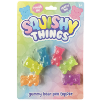 Gummy Bear Topper - Squish Mochi - 6 Pieces - 4.5cm