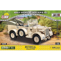 WW2 - 1937 Horch 901 (KFZ.15) Wagon - 178 Piece - Construction Set