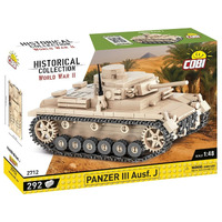 WW2 - German Panzer III Ausf. J Tank - 292 Piece - Construction Set