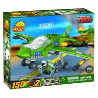 Small Army - 150 Piece - Falcon Plane Military Aircraft - Construction Set