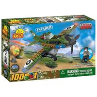 Small Army - 100 Piece - Invader Plane Military Aircraft - Construction Set