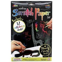 Art & Design - Scratch Paper Kit - 12 x A5 Sheets
