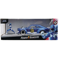 Power Rangers - Mighty Morphin Blue Ranger - 1974 Mazda RX-3 - Diecast Vehicle & Figure