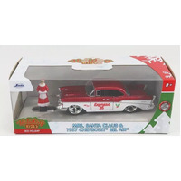 Holiday Rides - Mrs. Santa Claus & 1957 Chevrolet Bel Air - 1/32 Scale Die-Cast Vehicle 