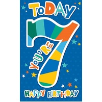 Today you're 7 - happy birthday