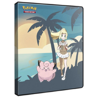 Pokemon Cards - Lillie and Clefairy - 4-Pocket Portfolio