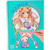 TOP Model Colouring Book MANGA Model 