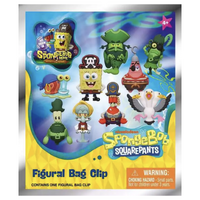 SpongeBob Squarepants - Search for Squarepants - 3D Figural Foam Bag Clip - Blind Pack
