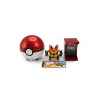 Pokemon TOMY Catch n Return Pokeball Emboar & Poke Ball Trainer's Choice Figure T18015C3