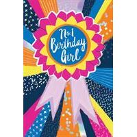 No.1 Birthday Girl Card
