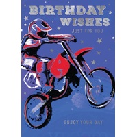 Birthday Wishes - just for you - trail bike