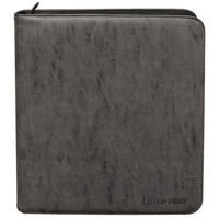BINDER – Deck Builder’s - Premium Suede PRO Binder- Jet - Holds 480 Cards