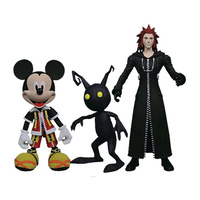 Kingdom Hearts – Mickey Mouse, Axel and Shadow 7” Action Figure 3-pack (Series 1)